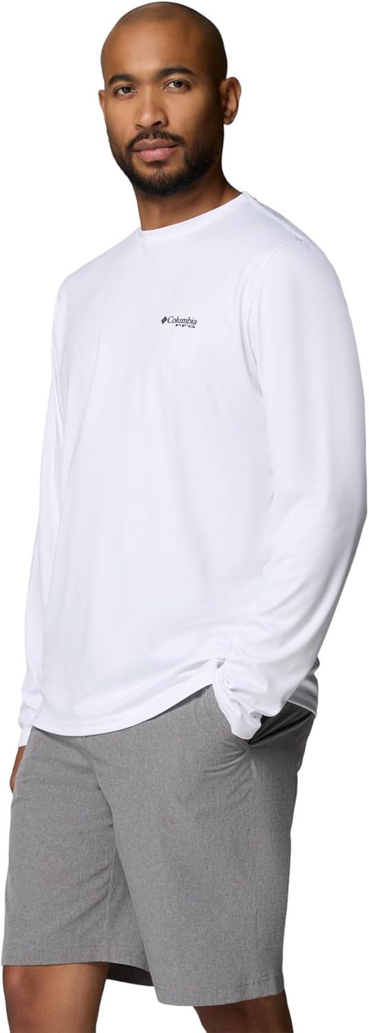 imageColumbia Mens Terminal Tackle PFG Fish Shine II Long SleeveWhite