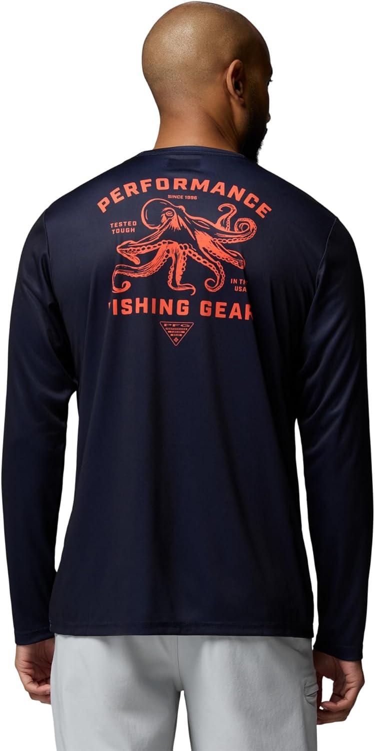 imageColumbia Mens Terminal Tackle PFG Sea Creature Long SleeveCollegiate Navy