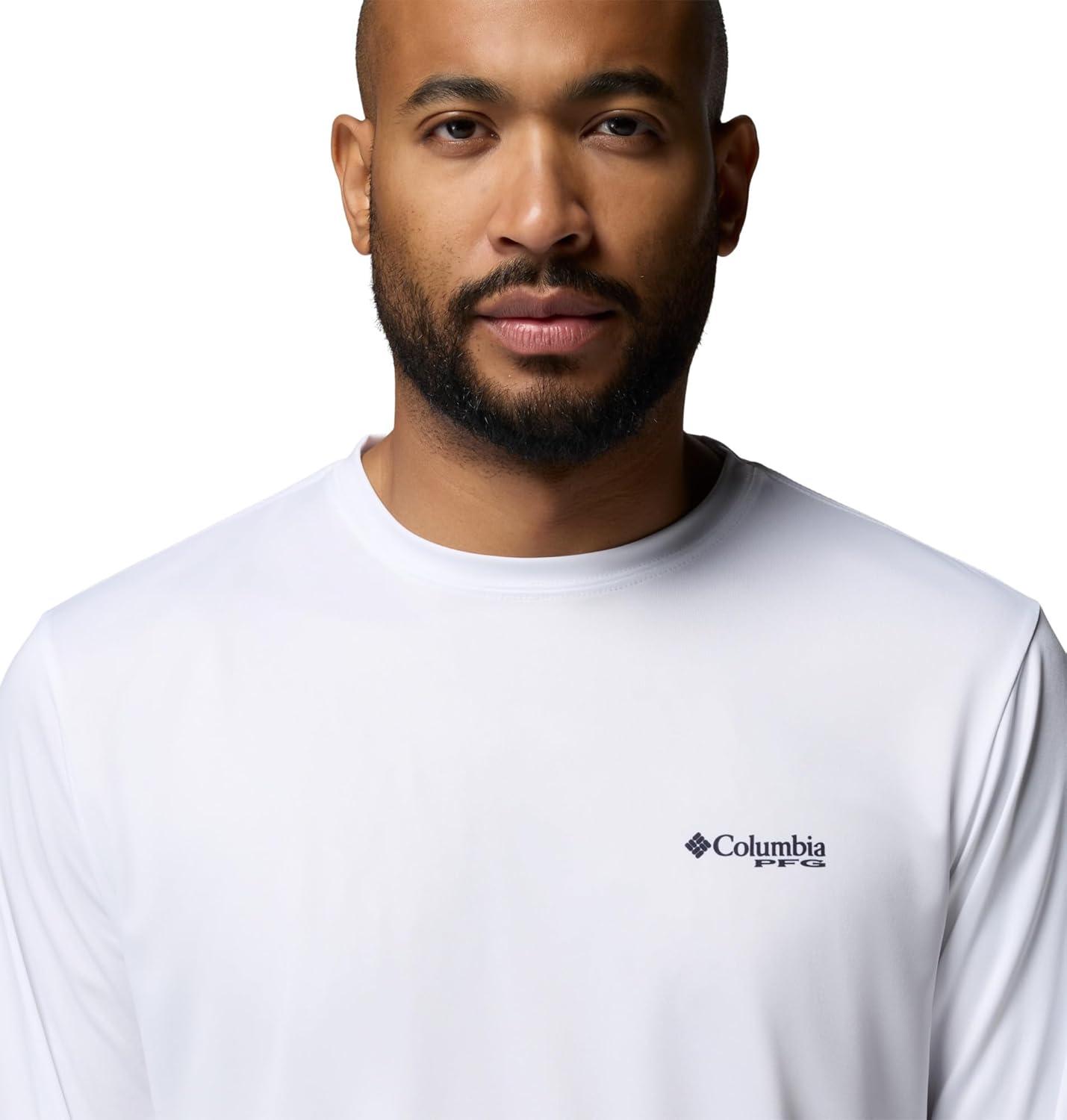 imageColumbia Mens Terminal Tackle PFG Sea Creature Long SleeveWhite