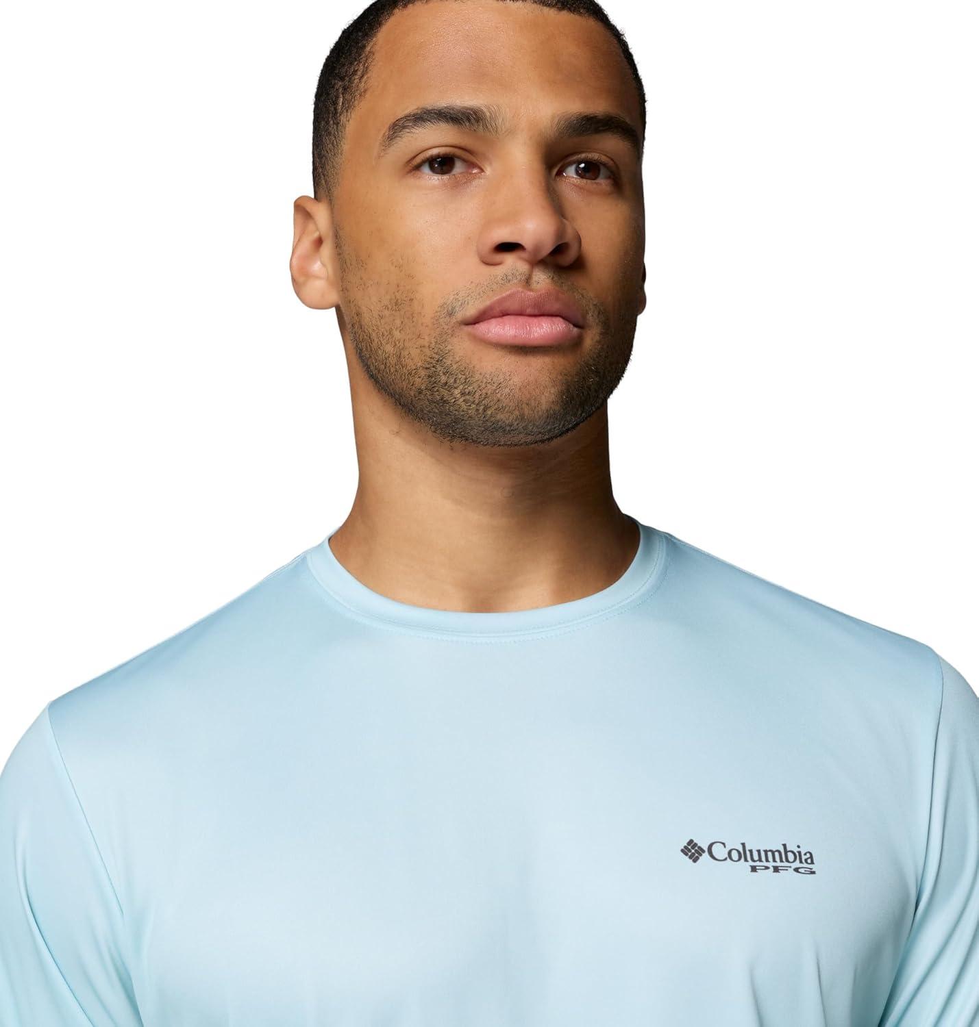imageColumbia Mens Terminal Tackle PFG Shield Long SleeveMarine Light