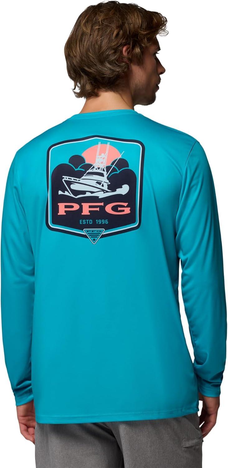 imageColumbia Mens Terminal Tackle PFG Shield Long SleeveOcean Teal