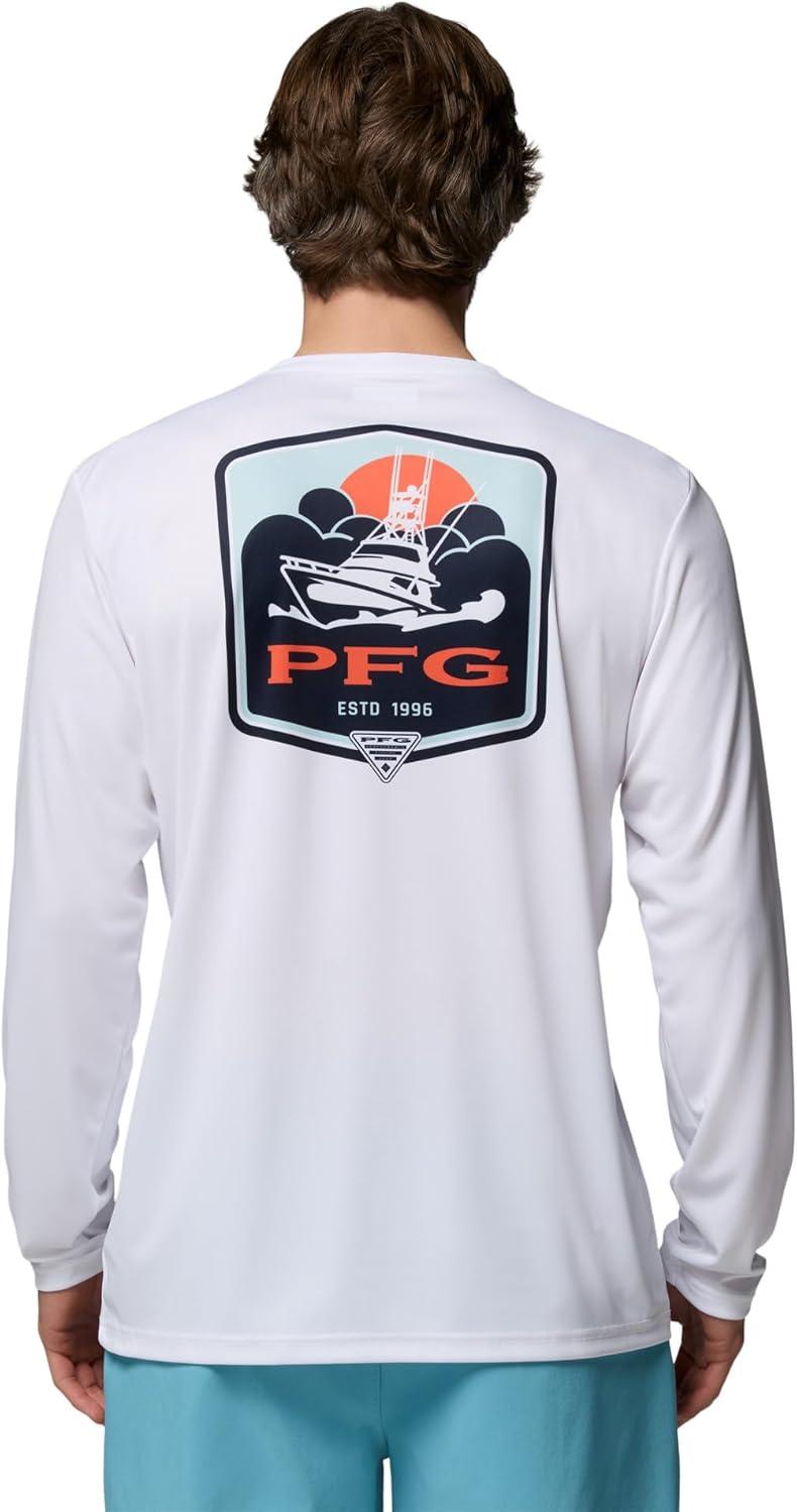 imageColumbia Mens Terminal Tackle PFG Shield Long SleeveWhite