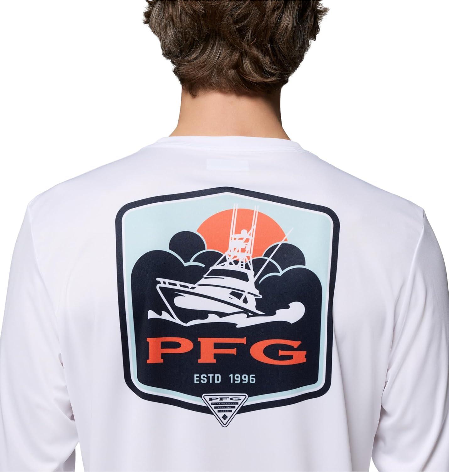 imageColumbia Mens Terminal Tackle PFG Shield Long SleeveWhite