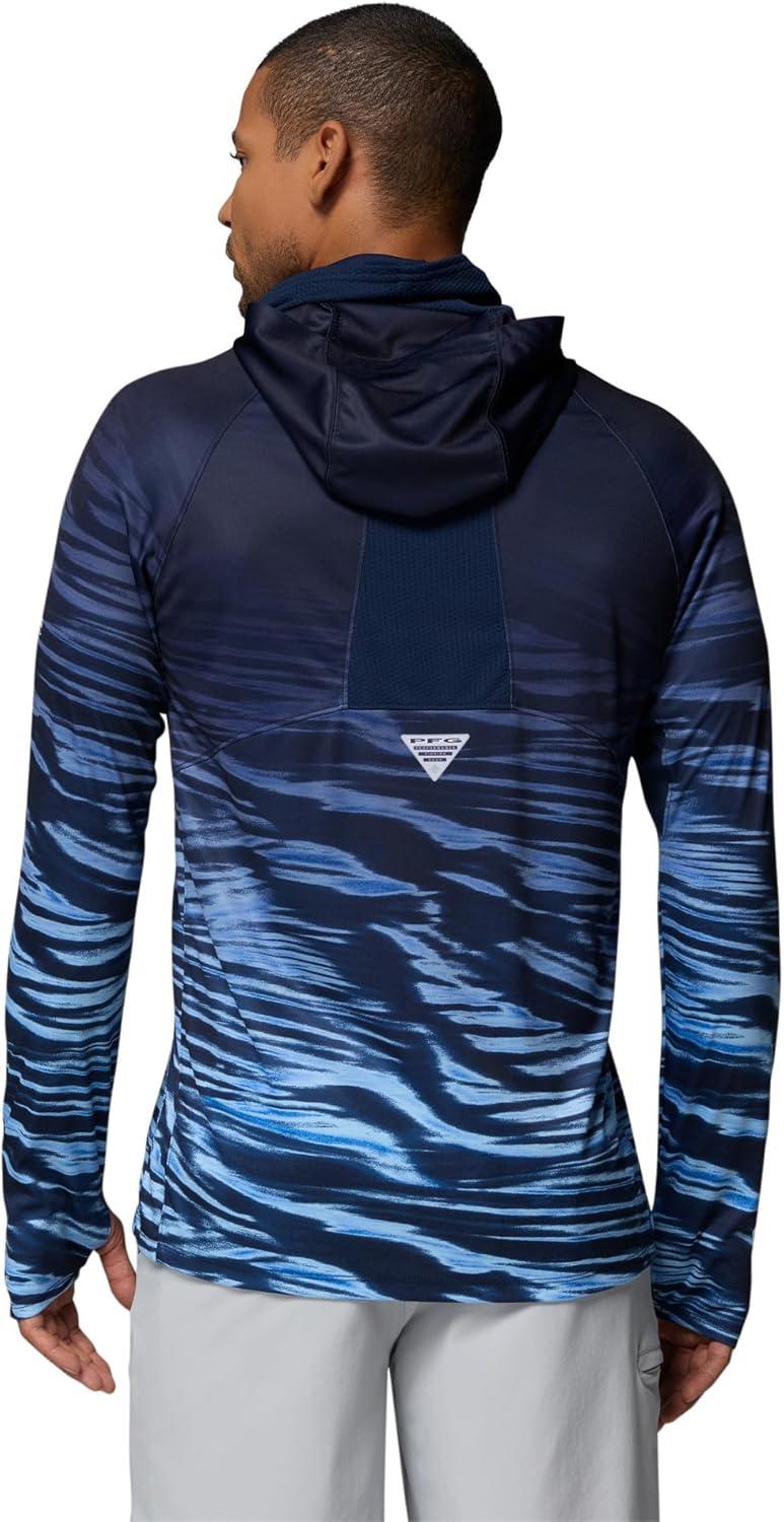 imageColumbia mens Pfg Super Terminal Tackle Vent HoodieCollegiate Navy Currents Fade