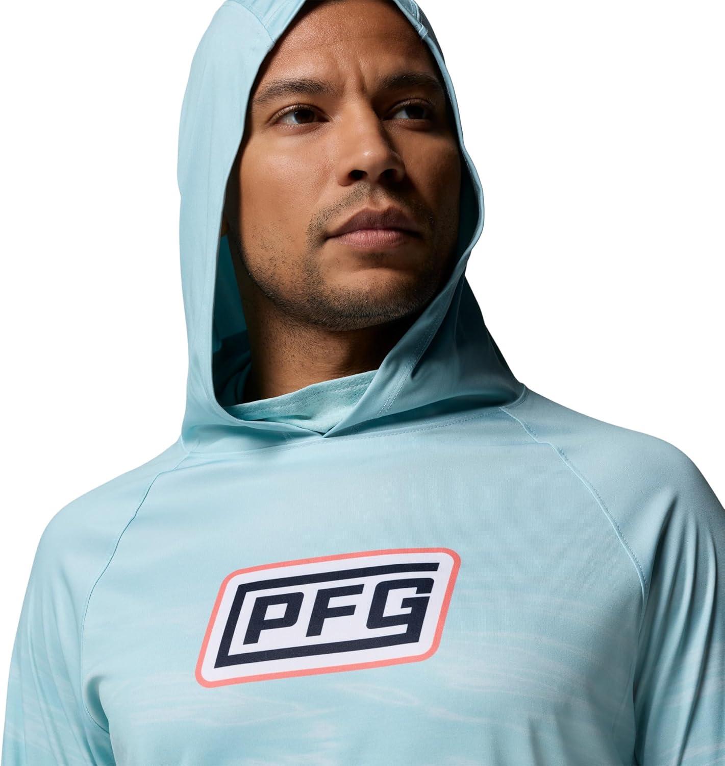 imageColumbia mens Pfg Super Terminal Tackle Vent HoodieMarine Light Currents Fade