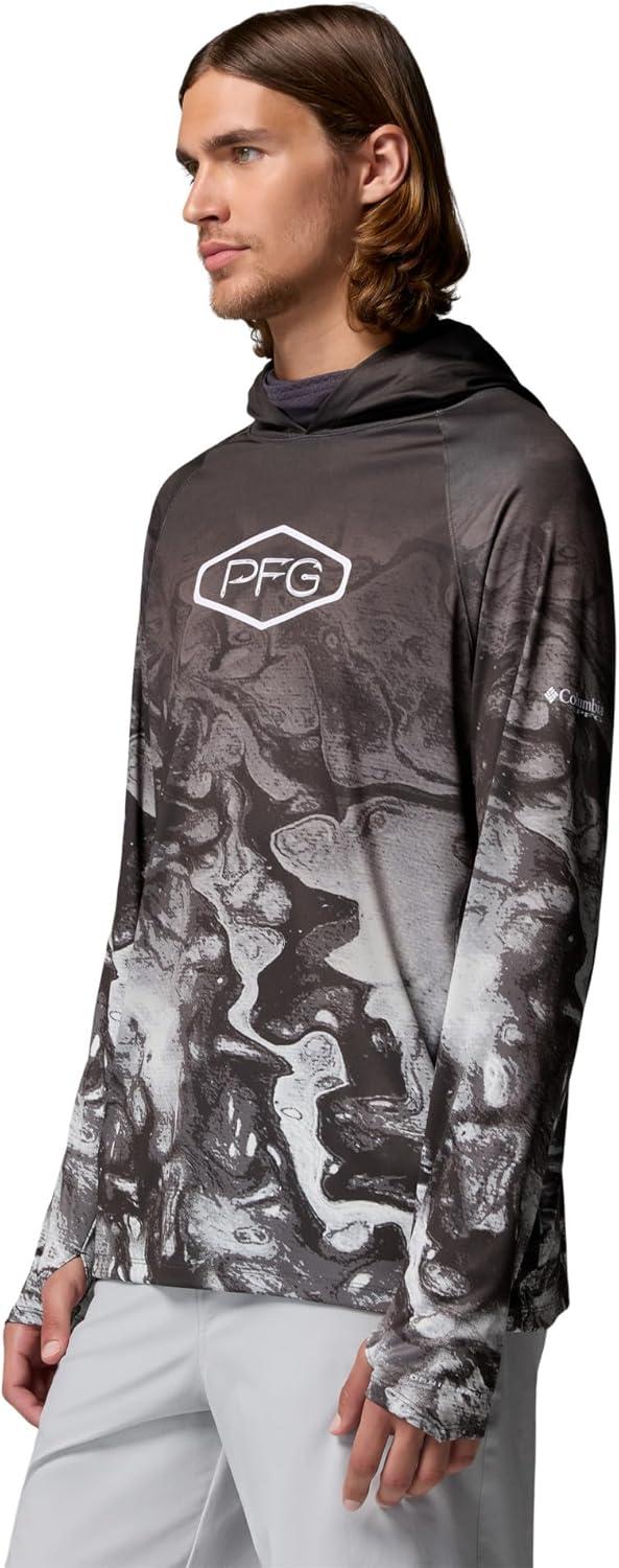 imageColumbia mens Pfg Super Terminal Tackle Vent HoodieShark Aerials Fade