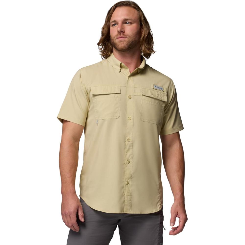 imageColumbia Mens PFG Blood and Guts V Short Sleeve ShirtSerpentine