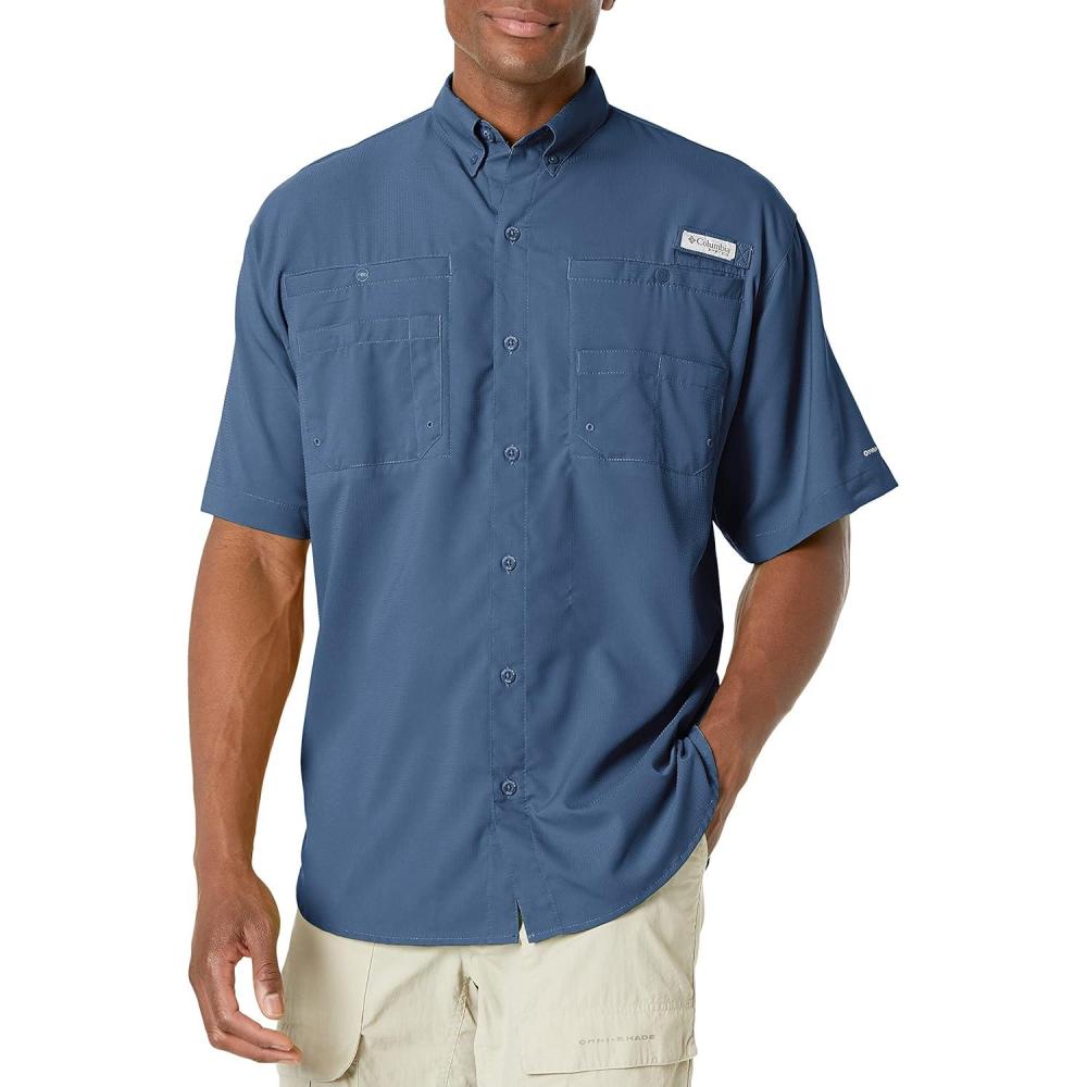 imageColumbia Mens PFG Tamiami II Short Sleeve ShirtDark Mountain