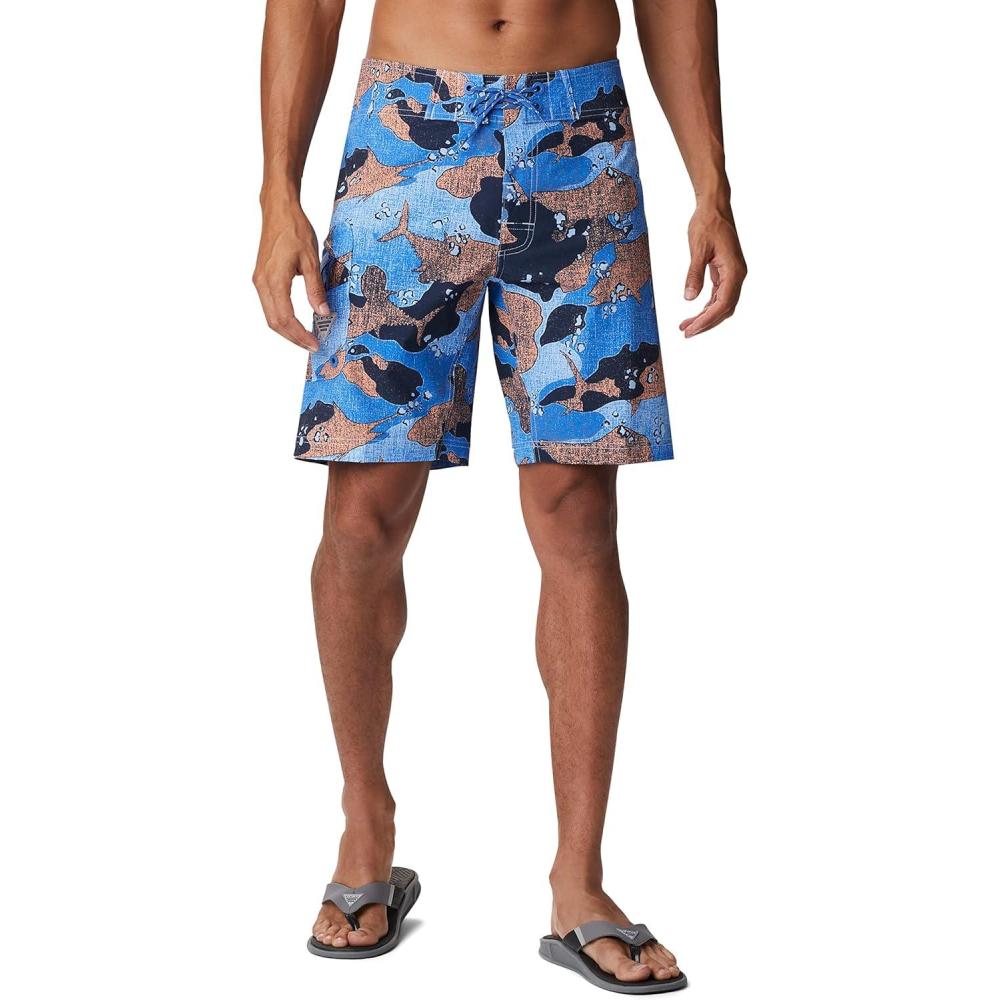 imageColumbia Mens PFG Tamiami II Short Sleeve ShirtVivid Blue Gamefish Camo