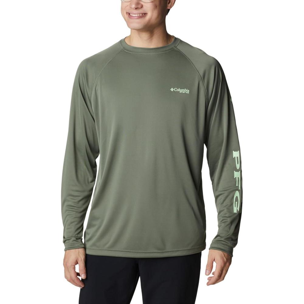 imageColumbia Mens PFG Terminal Tackle Long Sleeve ShirtCypressKey West Logo