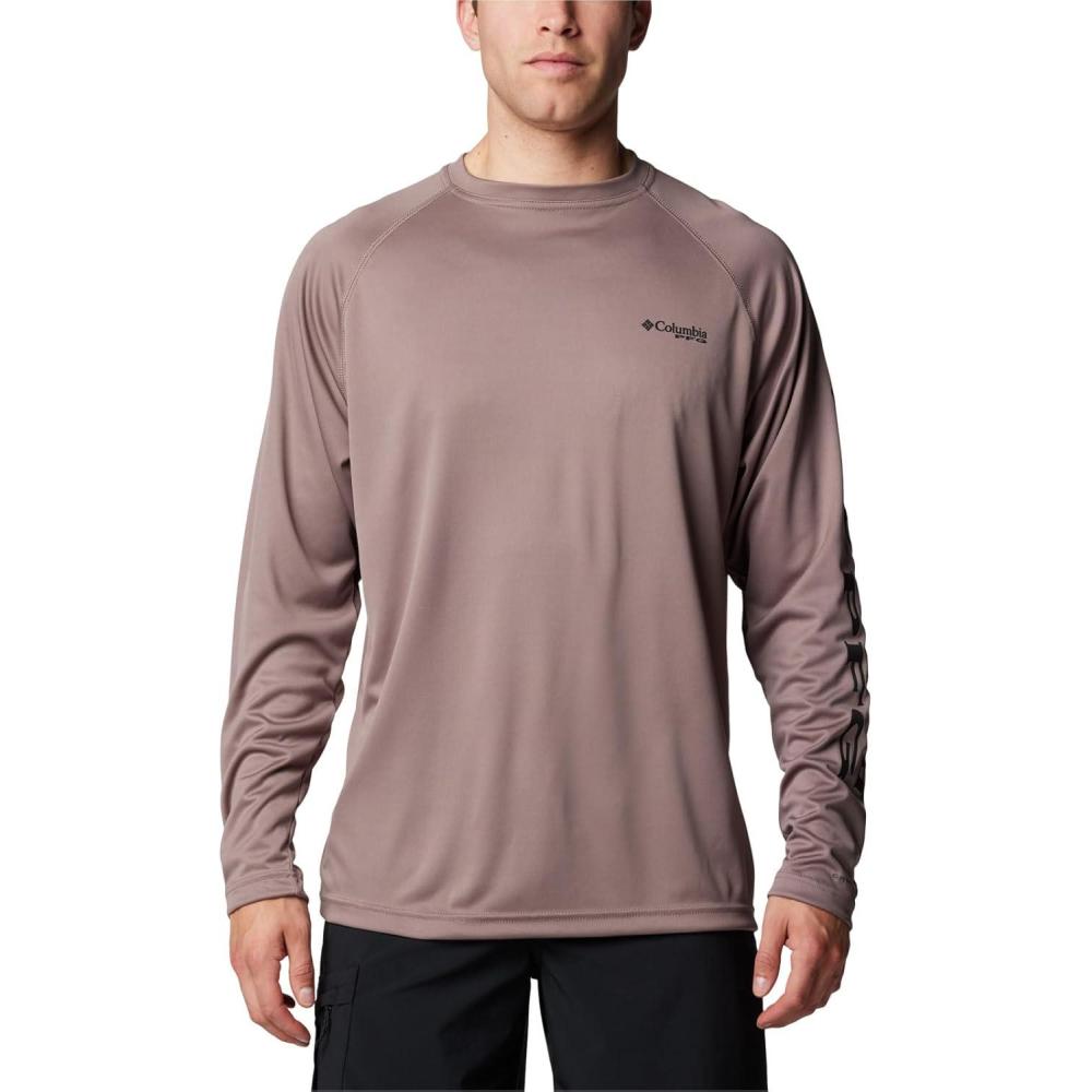 imageColumbia Mens PFG Terminal Tackle Long Sleeve ShirtIronBlack Logo