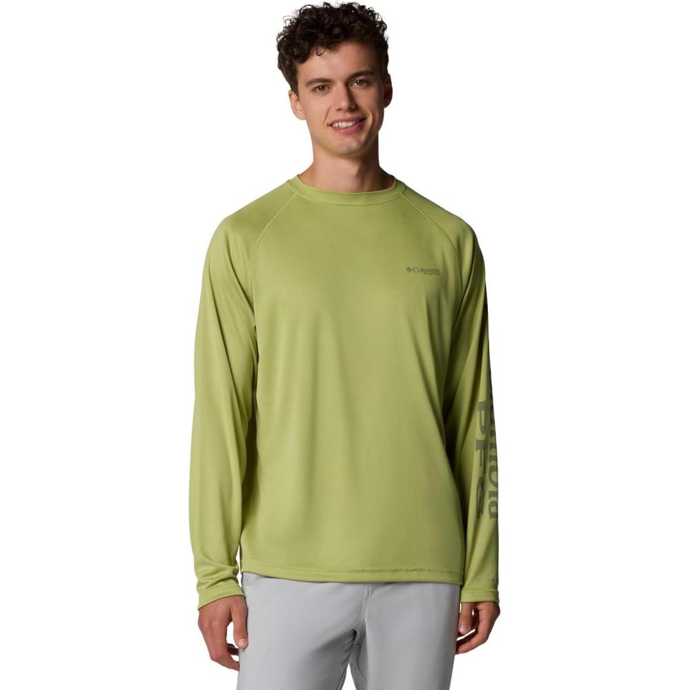 imageColumbia Mens PFG Terminal Tackle Long Sleeve ShirtPearCypress Logo