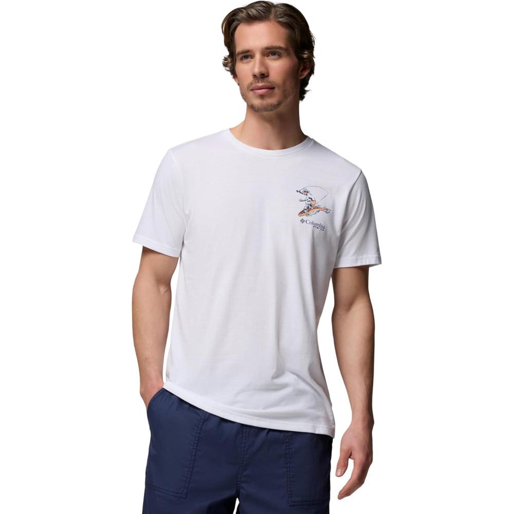 imageColumbia Mens PFG Uncharted Graphic Short SleeveWhite