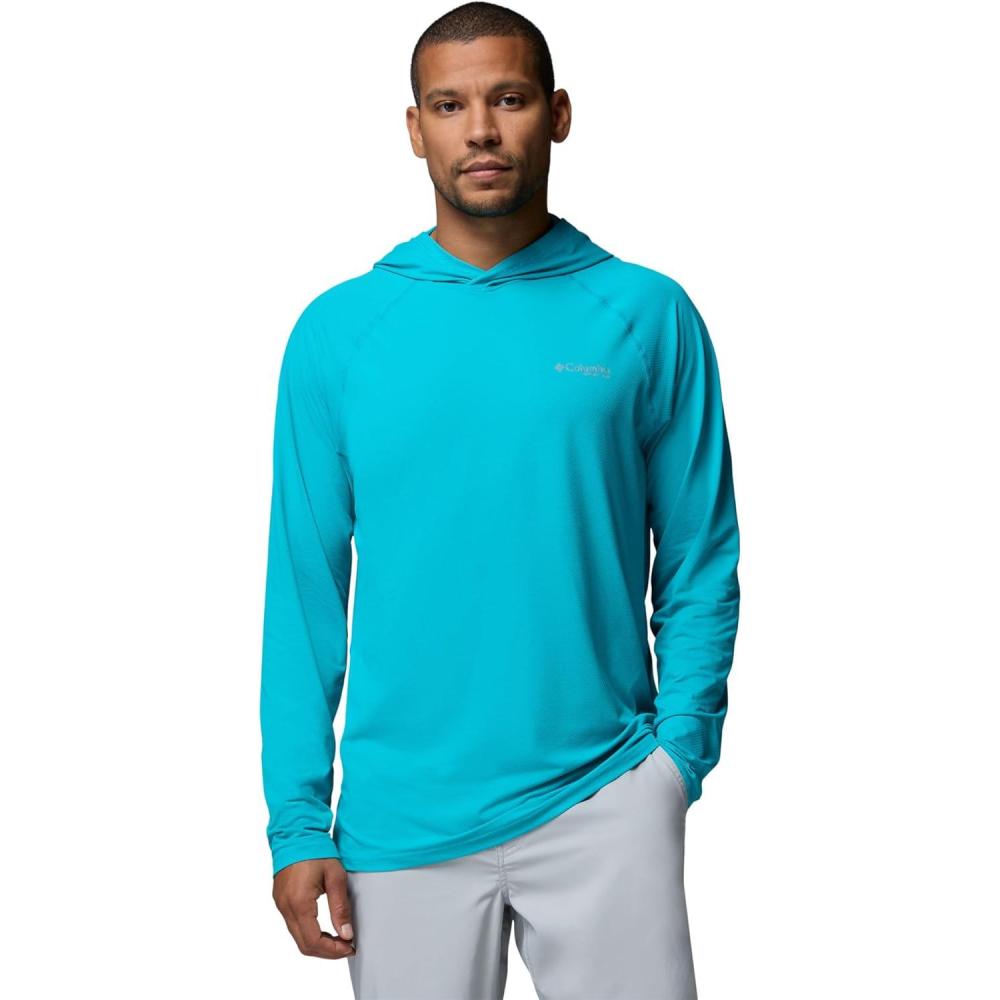 imageColumbia Mens Pfg Solar Stream II HoodieOcean Teal