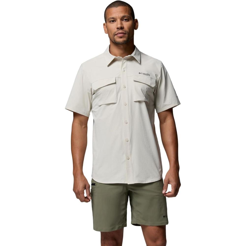 imageColumbia Mens Silver Ridge Elite Short Sleeve WovenDark Stone