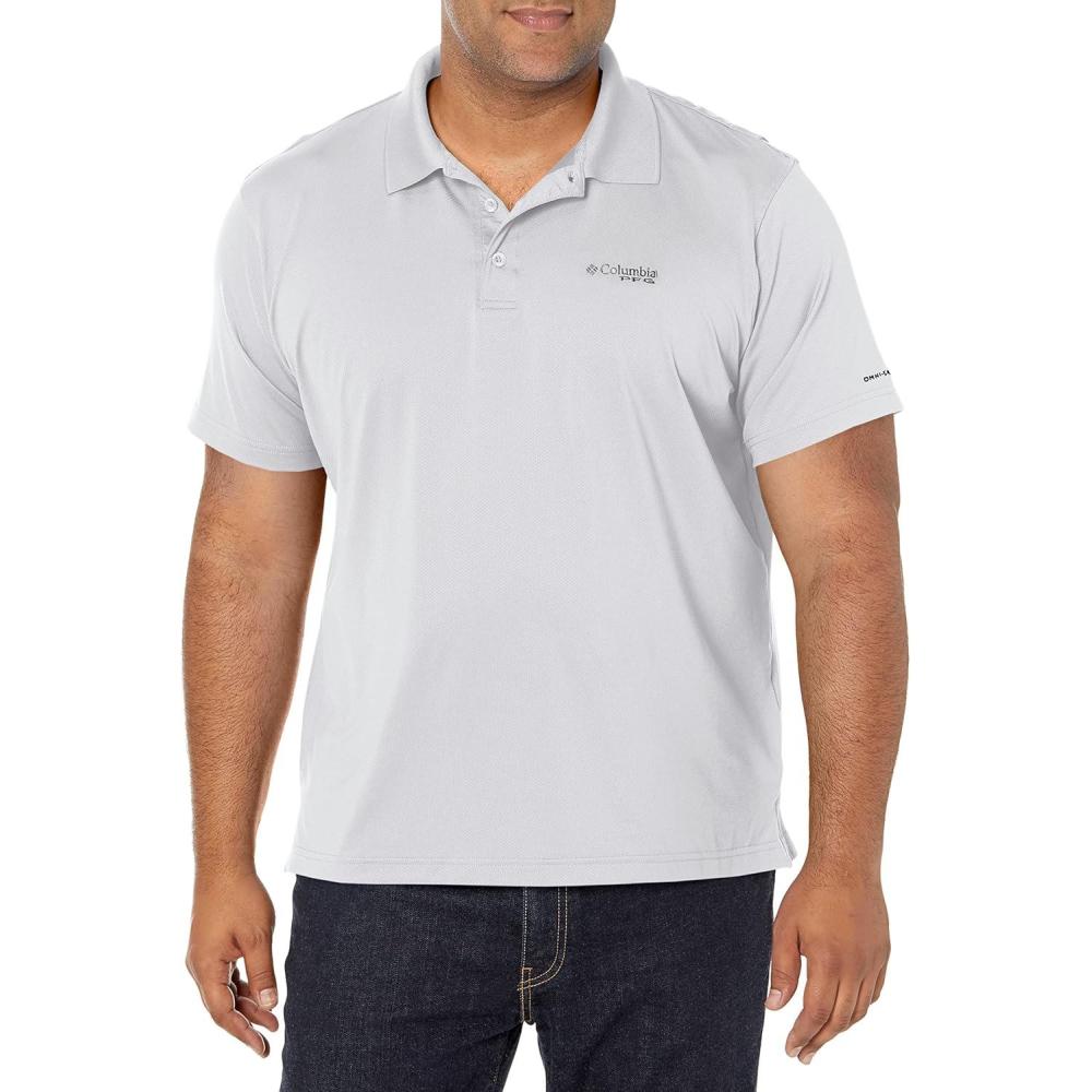 imageColumbia Mens Skiff Cast PoloCool Grey