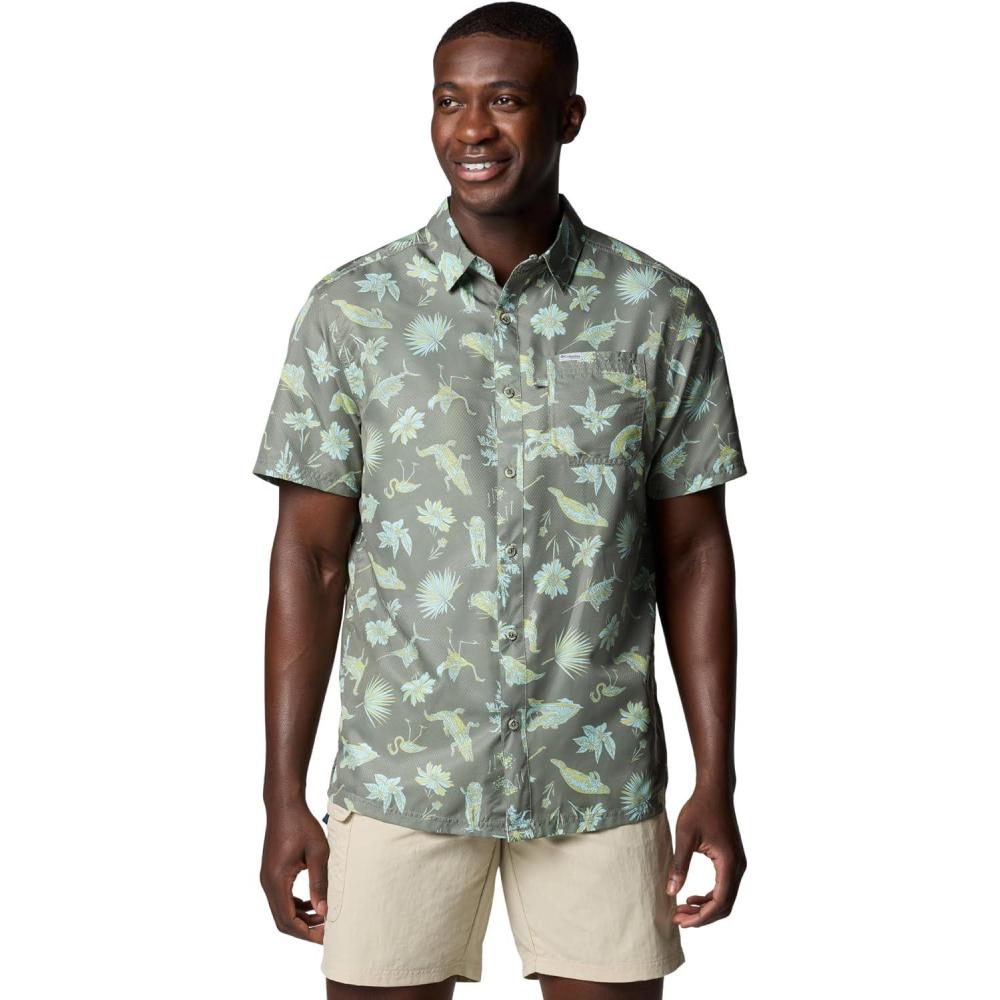 imageColumbia Mens Super Slack Tide Camp Shirt Short SleeveCypress Floridays