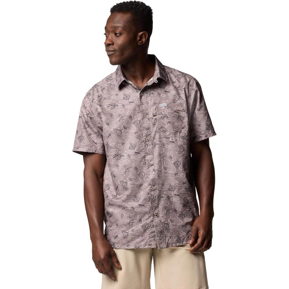 imageColumbia Mens Super Slack Tide Camp Shirt Short SleeveIron Gameplans