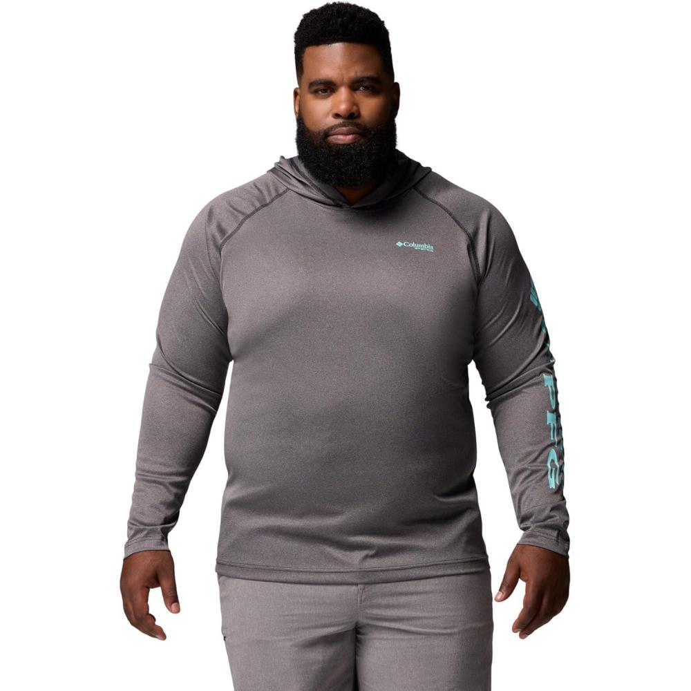 imageColumbia Mens Terminal Tackle HoodieBlack HeatherGulf Stream Logo