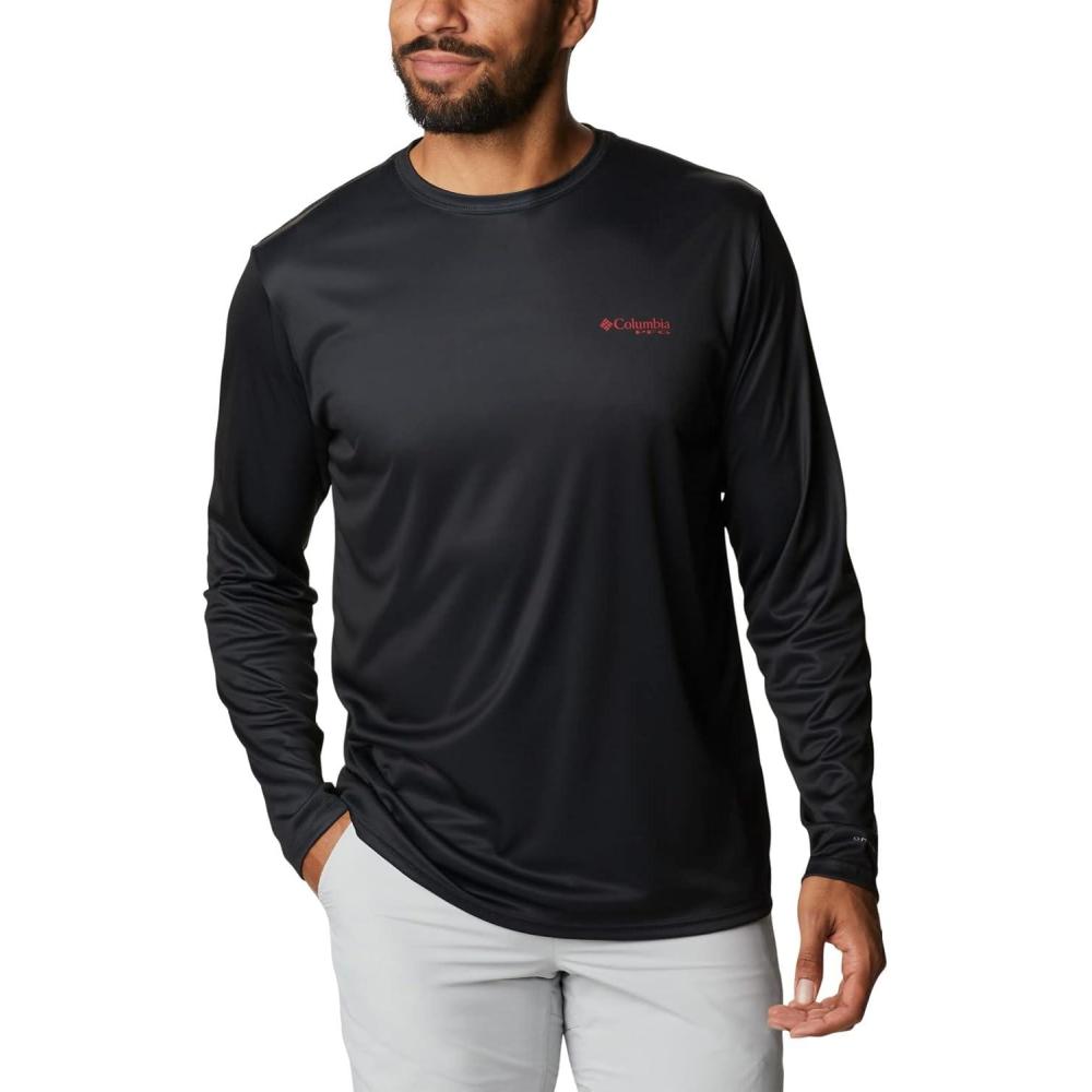 imageColumbia Mens Terminal Tackle PFG Fish Flag Long SleeveBlackAl Fish