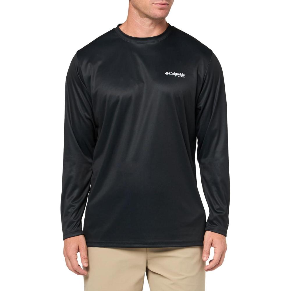 imageColumbia Mens Terminal Tackle PFG Fish Flag Long SleeveBlackFl Flag
