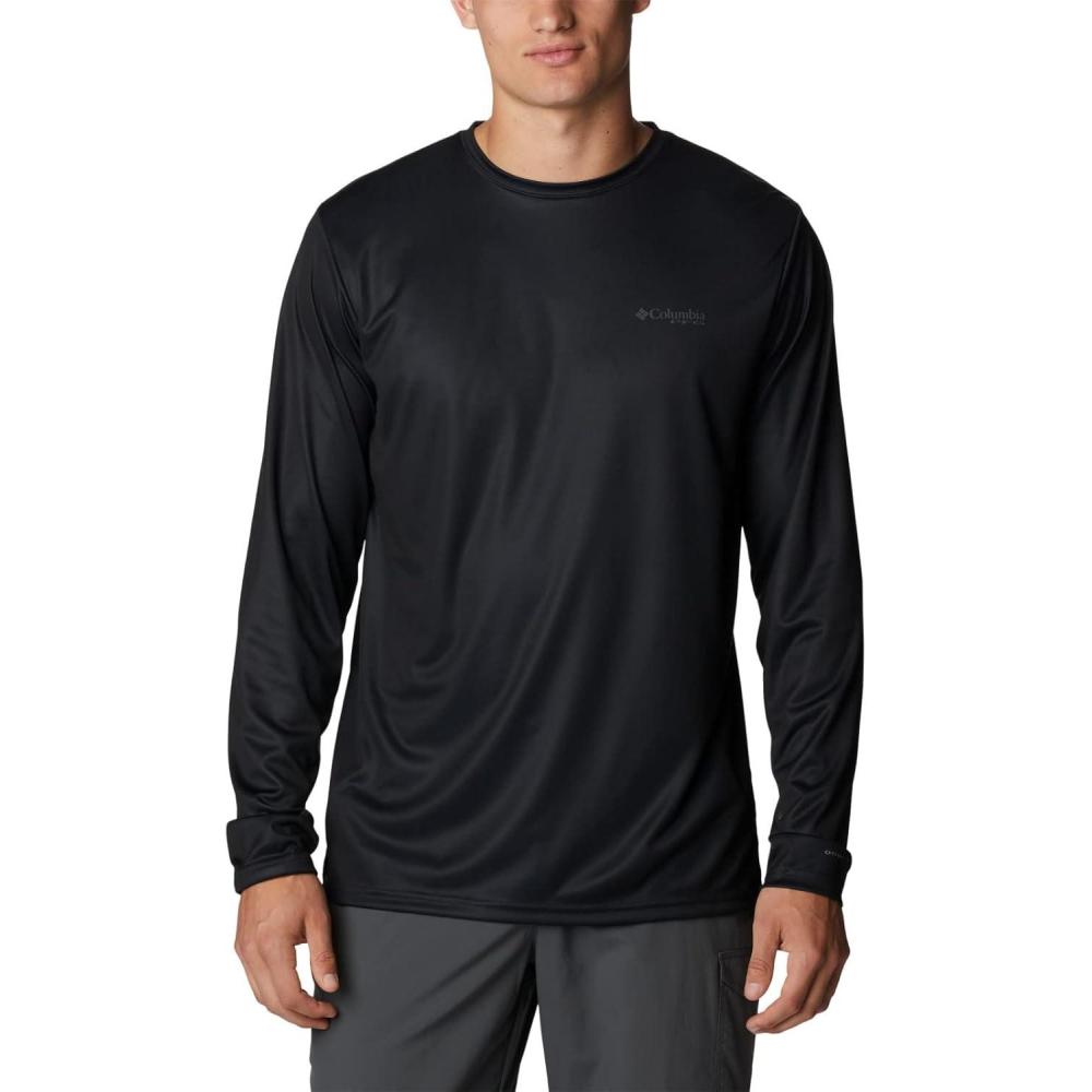 imageColumbia Mens Terminal Tackle PFG Fish Flag Long SleeveBlackGraphite Can Fish