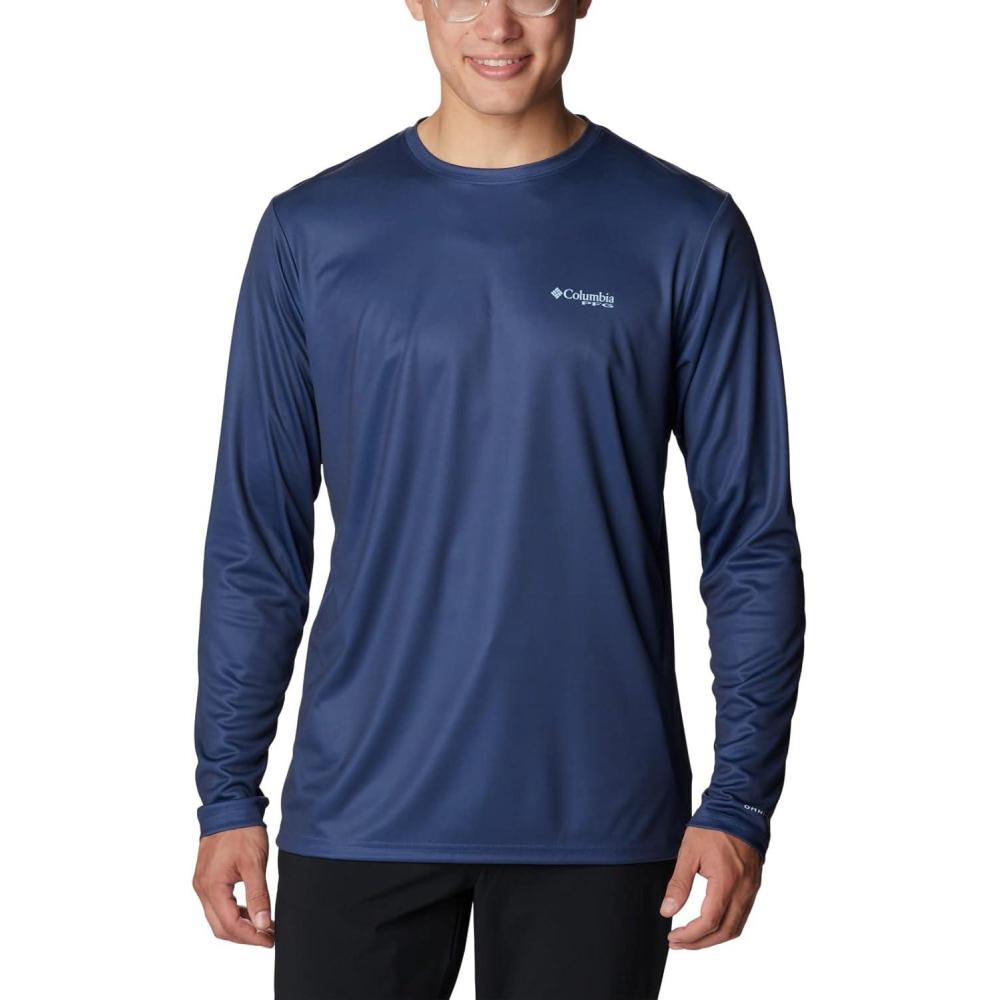 imageColumbia Mens Terminal Tackle PFG Fish Flag Long SleeveCarbonSpring Blue Trout Flies