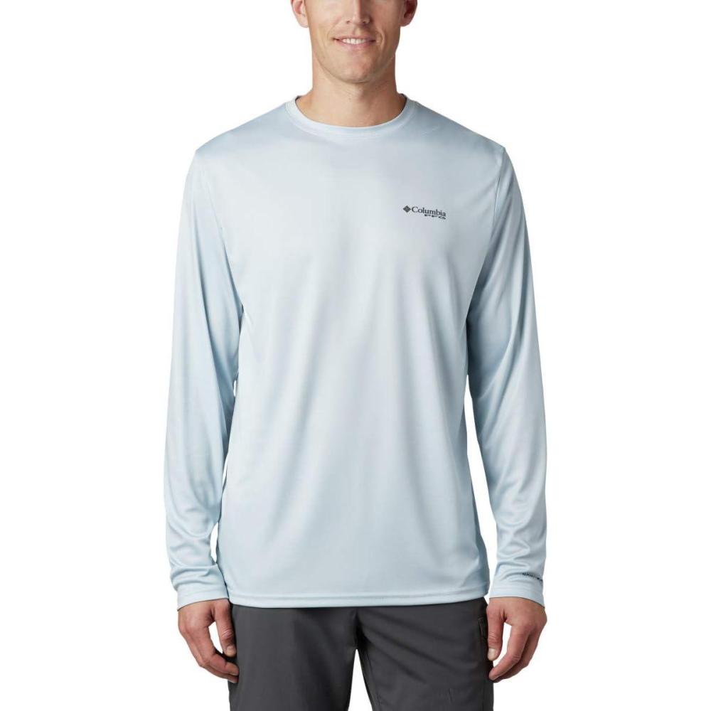 imageColumbia Mens Terminal Tackle PFG Fish Flag Long SleeveCool GreyTx Fish