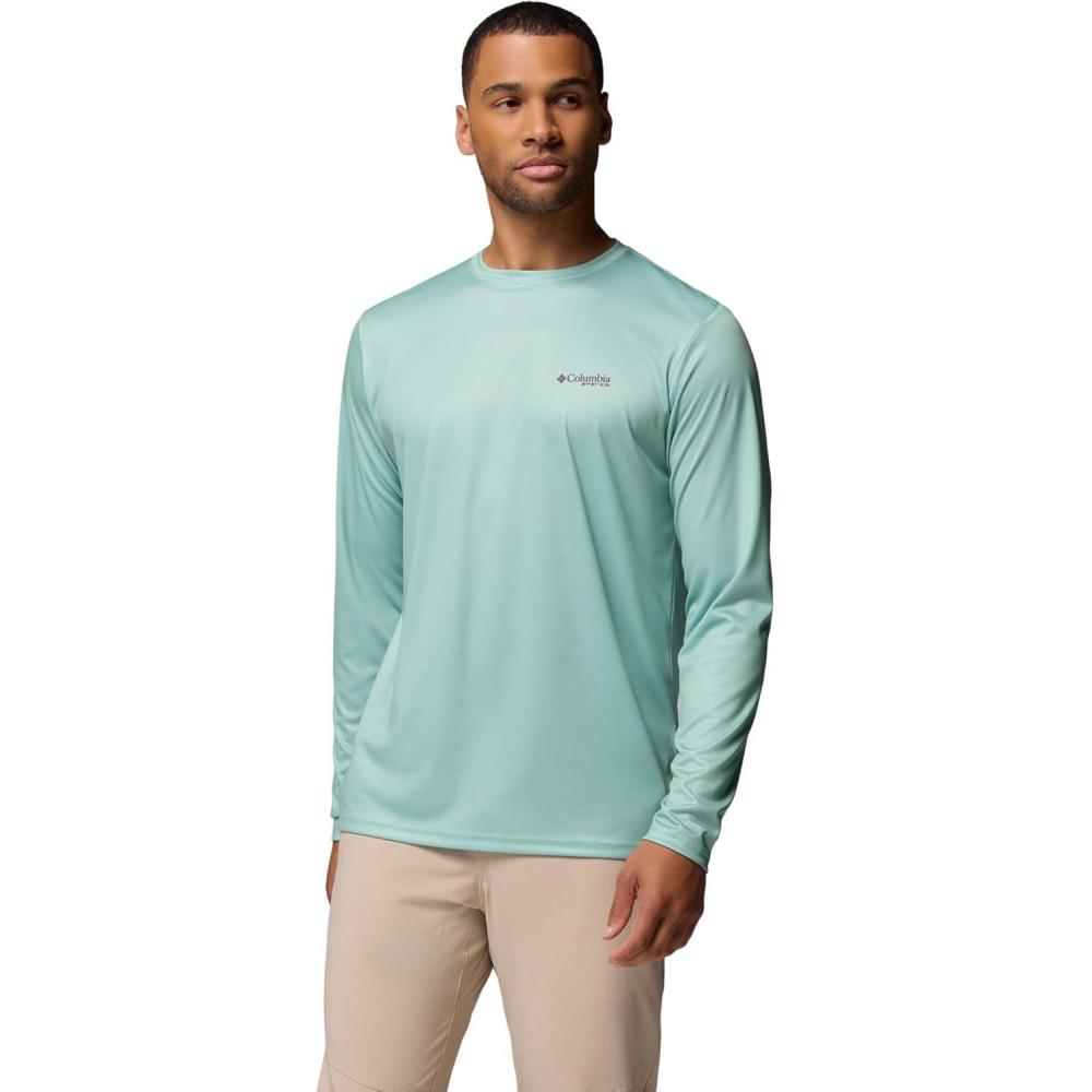 imageColumbia Mens Terminal Tackle PFG Fish Flag Long SleeveMisty JadeDusty Purple