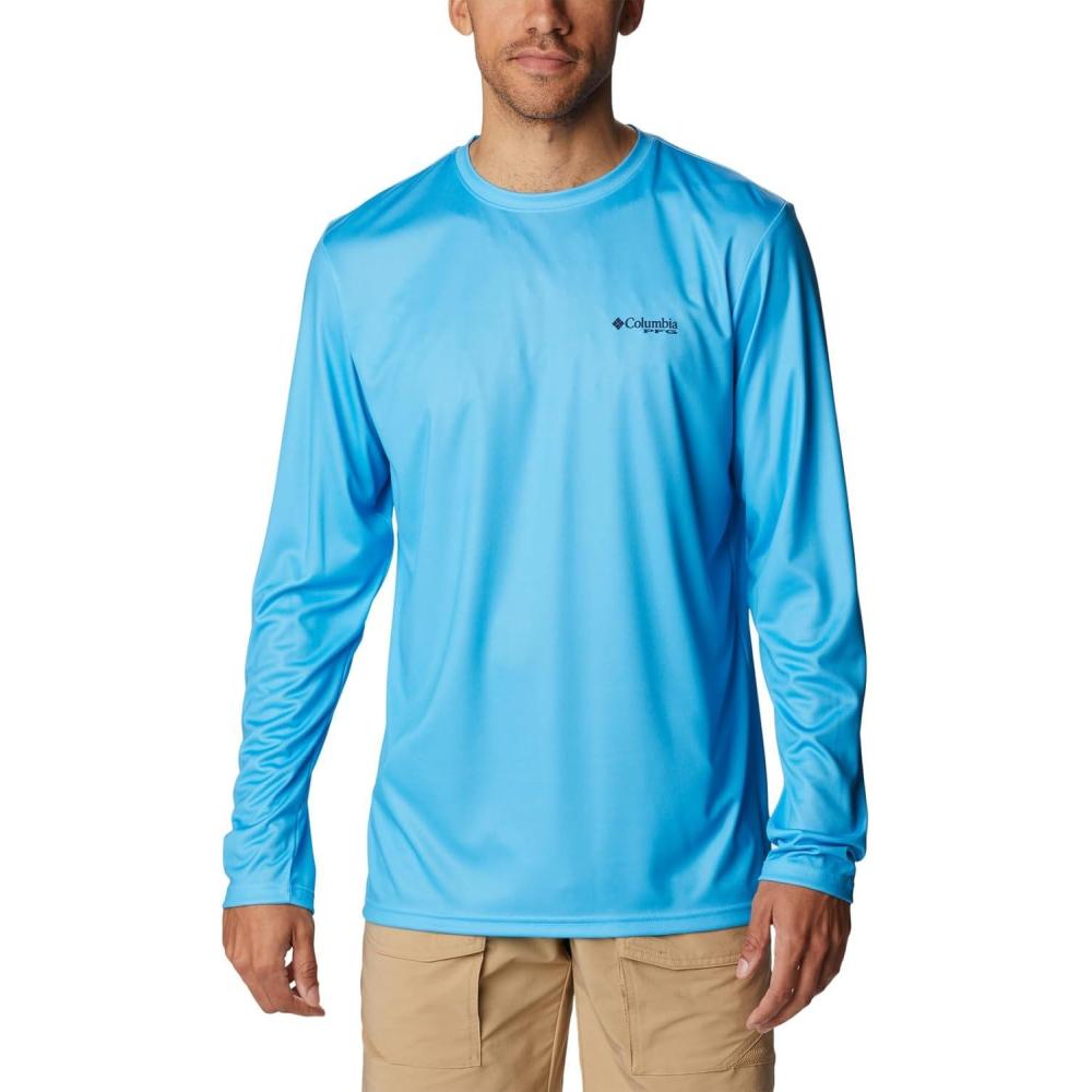 imageColumbia Mens Terminal Tackle PFG Fish Flag Long SleeveRiptideCollegiate Navy Offshore Slam