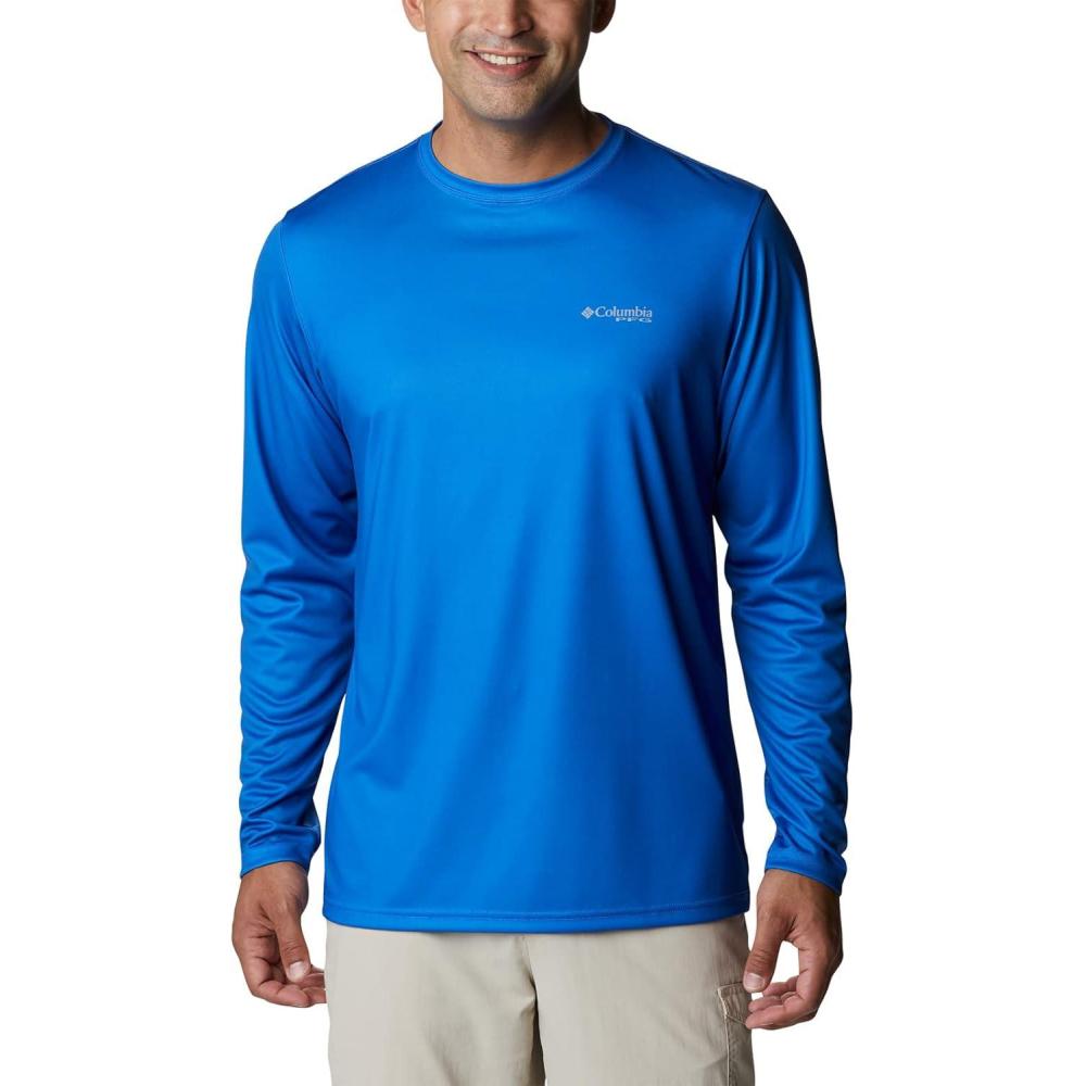 imageColumbia Mens Terminal Tackle PFG Fish Flag Long SleeveVivid BlueTx Flag