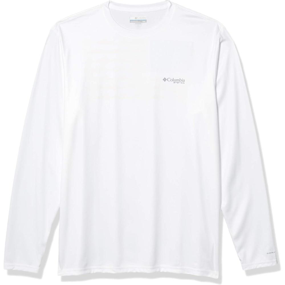imageColumbia Mens Terminal Tackle PFG Fish Flag Long SleeveWhiteBright Nectar