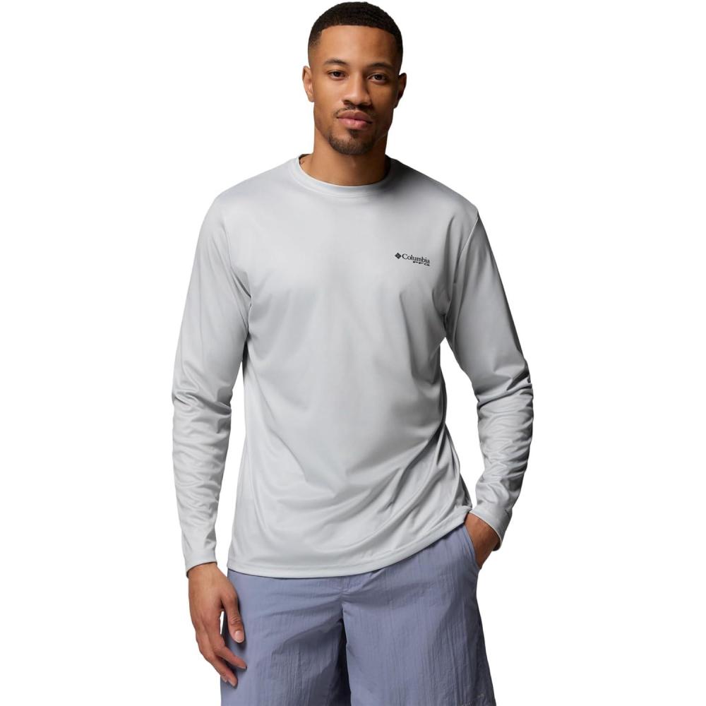 imageColumbia Mens Terminal Tackle PFG Fish Shine II Long SleeveCool Grey