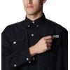 Columbia Men’s PFG Bahama II Long Sleeve Fishing Shirt(Black/Realtree Edge)