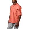 Columbia Men’s PFG Bahama II Long Sleeve Fishing Shirt(Bright Peach)