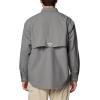 Columbia Men’s PFG Bahama II Long Sleeve Fishing Shirt(City Grey)