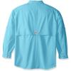 Columbia Men’s PFG Bahama II Long Sleeve Fishing Shirt(Coastal Blue)