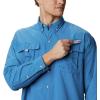 Columbia Men’s PFG Bahama II Long Sleeve Fishing Shirt(Dark Pool)