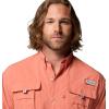 Columbia Men’s PFG Bahama II Long Sleeve Fishing Shirt(Faded Peach)