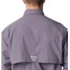 Columbia Men’s PFG Bahama II Long Sleeve Fishing Shirt(Granite Purple)