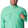 Columbia Men’s PFG Bahama II Long Sleeve Fishing Shirt(Light Jade)