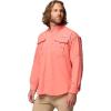 Columbia Men’s PFG Bahama II Long Sleeve Fishing Shirt(Melonade)