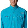 Columbia Men’s PFG Bahama II Long Sleeve Fishing Shirt(Ocean Teal)
