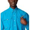 Columbia Men’s PFG Bahama II Long Sleeve Fishing Shirt(Pool)