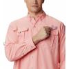 Columbia Men’s PFG Bahama II Long Sleeve Fishing Shirt(Sorbet)