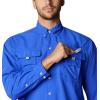 Columbia Men’s PFG Bahama II Long Sleeve Fishing Shirt(Tanzanite)