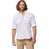 Columbia Men’s PFG Bahama II Long Sleeve Fishing Shirt(White)