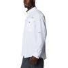Columbia Men’s PFG Bahama II Long Sleeve Fishing Shirt(White/Realtree Edge)