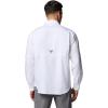 Columbia Mens PFG Blood and Guts V Long Sleeve Shirt(White)