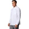 Columbia Mens PFG Blood and Guts V Long Sleeve Shirt(White)